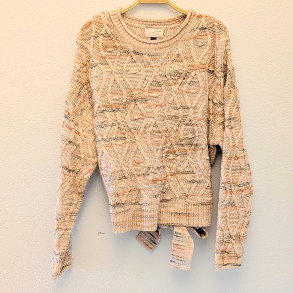 Universal Thread Large Back Tie Chunky Knit Sweater - Picture 2 of 6